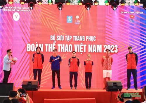 Ra mắt trang phục Đoàn thể thao Việt Nam 2023